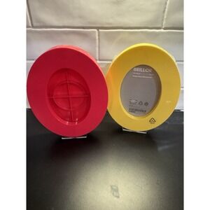 IKEA BRILLOR Colorful Picture Frame Set 4x6 Inch‎ Red Yellow New Open